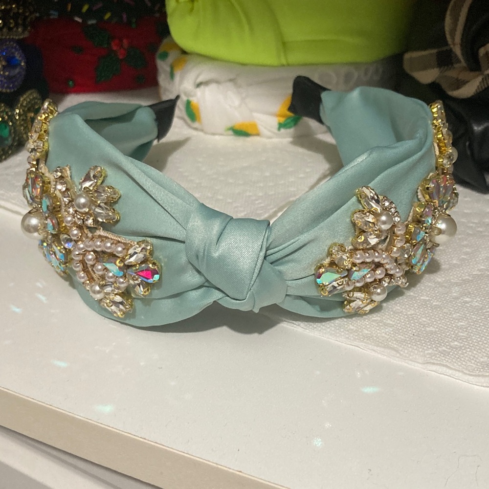 Blue Glam Headband
